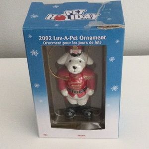 2002 Luv a Pet Dog Holiday Christmas Ornament Soldier Dog